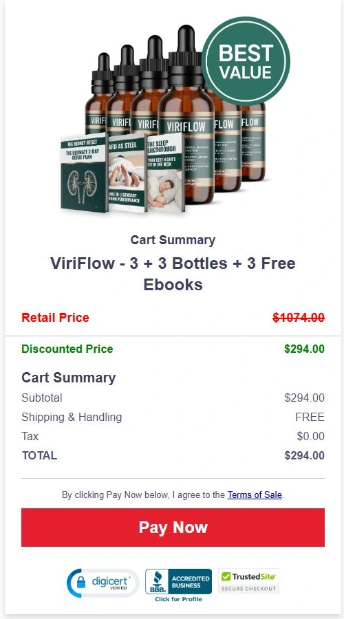 Supplied ViriFlow checkout example