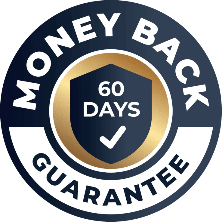 ViriFlow 60-day money-back guarantee illustration